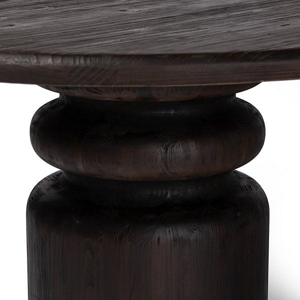 Kerrville Round Dining Table-Burnt Pine