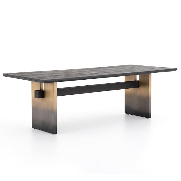 FOUR HANDS | Brennan Dining Table-Worn Black | $3,099