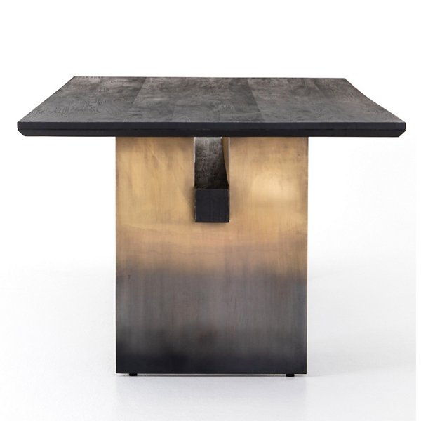 Brennan Dining Table-Worn Black