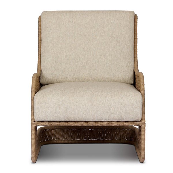 Katrine Outdoor Lounge Chair-Concha Beige