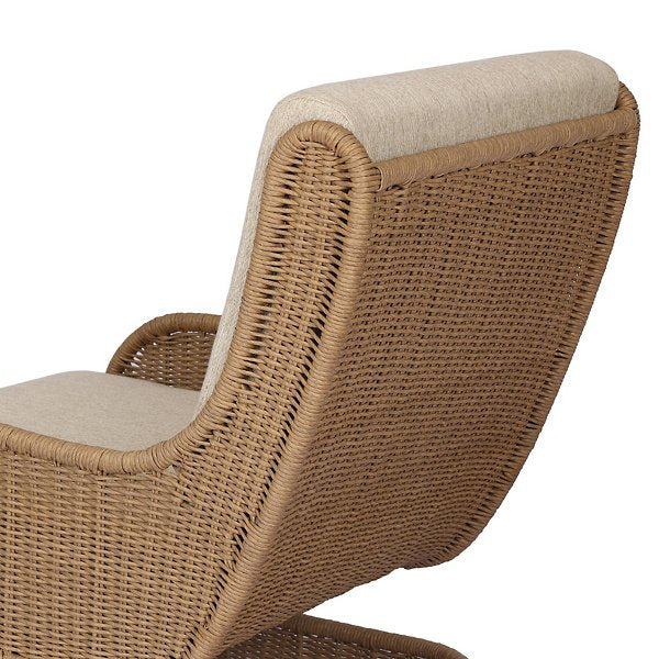 Katrine Outdoor Lounge Chair-Concha Beige