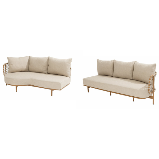 4 SEASONS OUTDOOR | MARTINIQUE 3-SEATER BENCH + 3-SEATER SOFA SET | $9,919.00