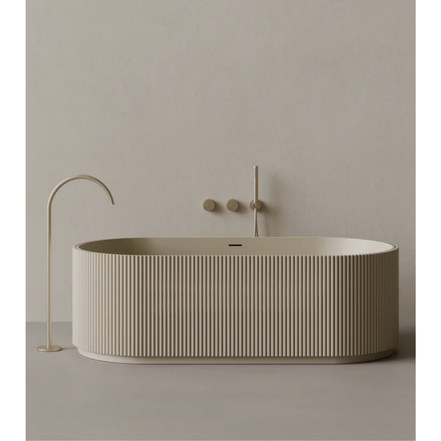 ELEMENTO BATH | 65" x 31" OVAL STONE BATHTUB | $5,114.27 - $5,568.36