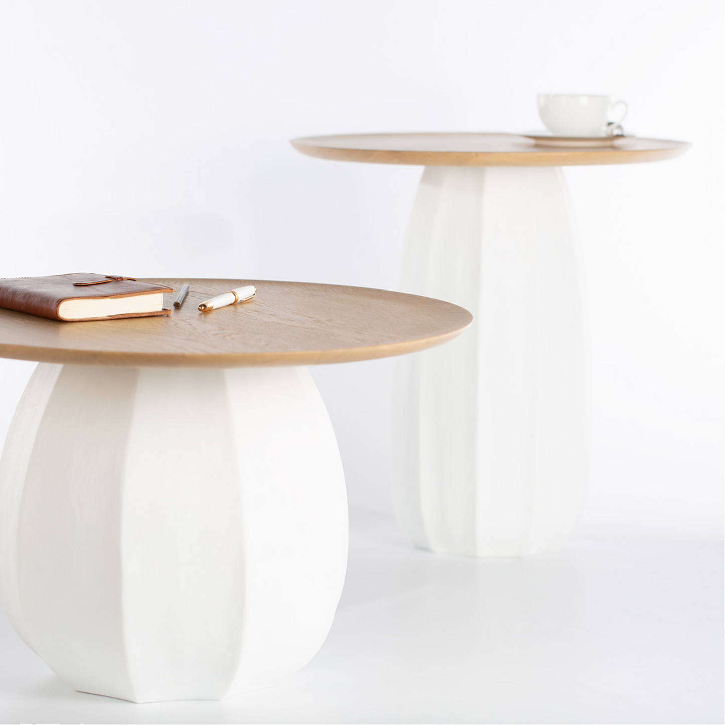 GUAXS KOONAM SIDE TABLE In Opal White - $1,580.00 - $1,778.00