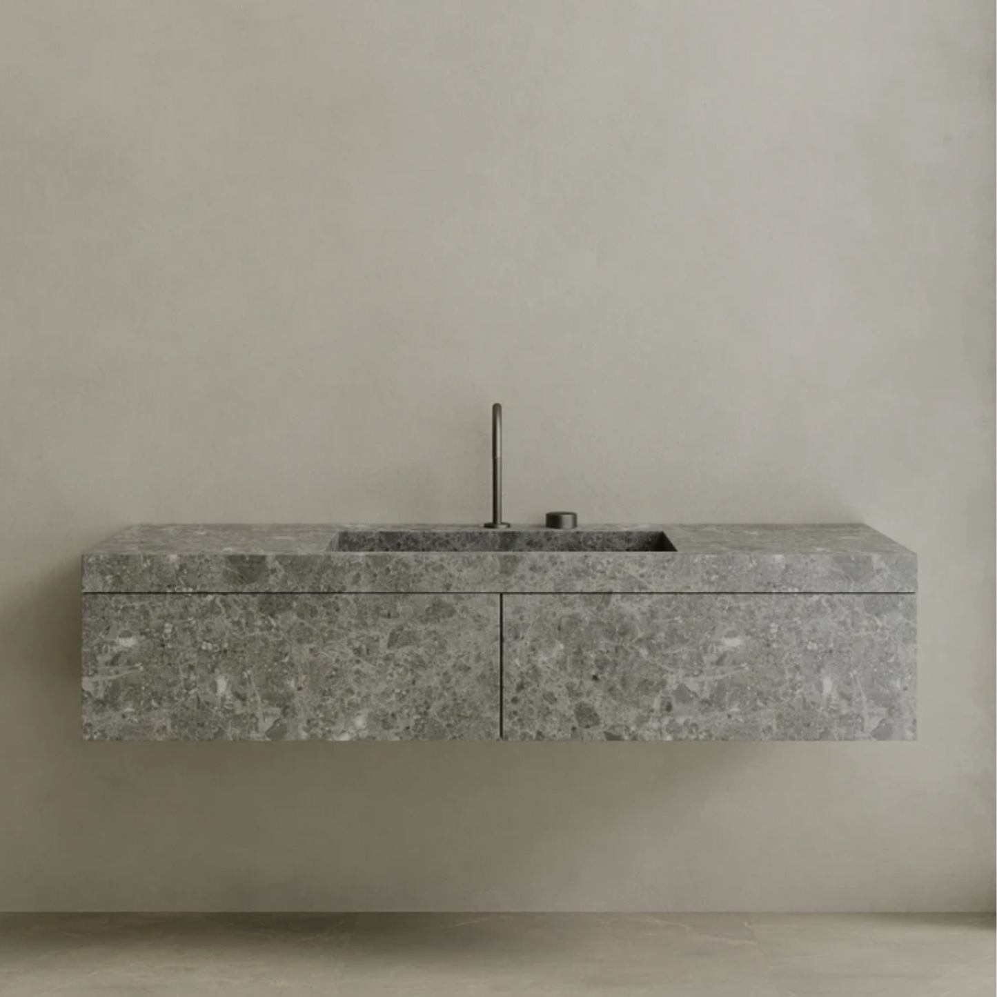 ELEMENTO BATH | FLOATING MARBLE VANITY | $5,000.00 - $9,600.00