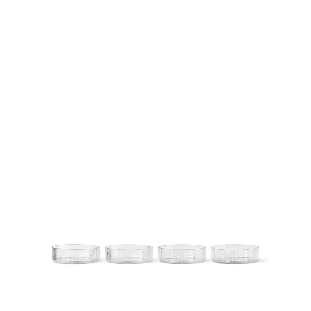 FERM LIVING | RIPPLE SERVING BOWLS SET OF 4 | $85.00