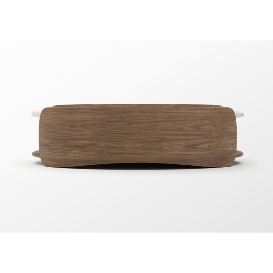 CARACOLE | Coffee & Cocktail Table Fleur Open Cocktail Table W/Wood Shelf | $5,920.00