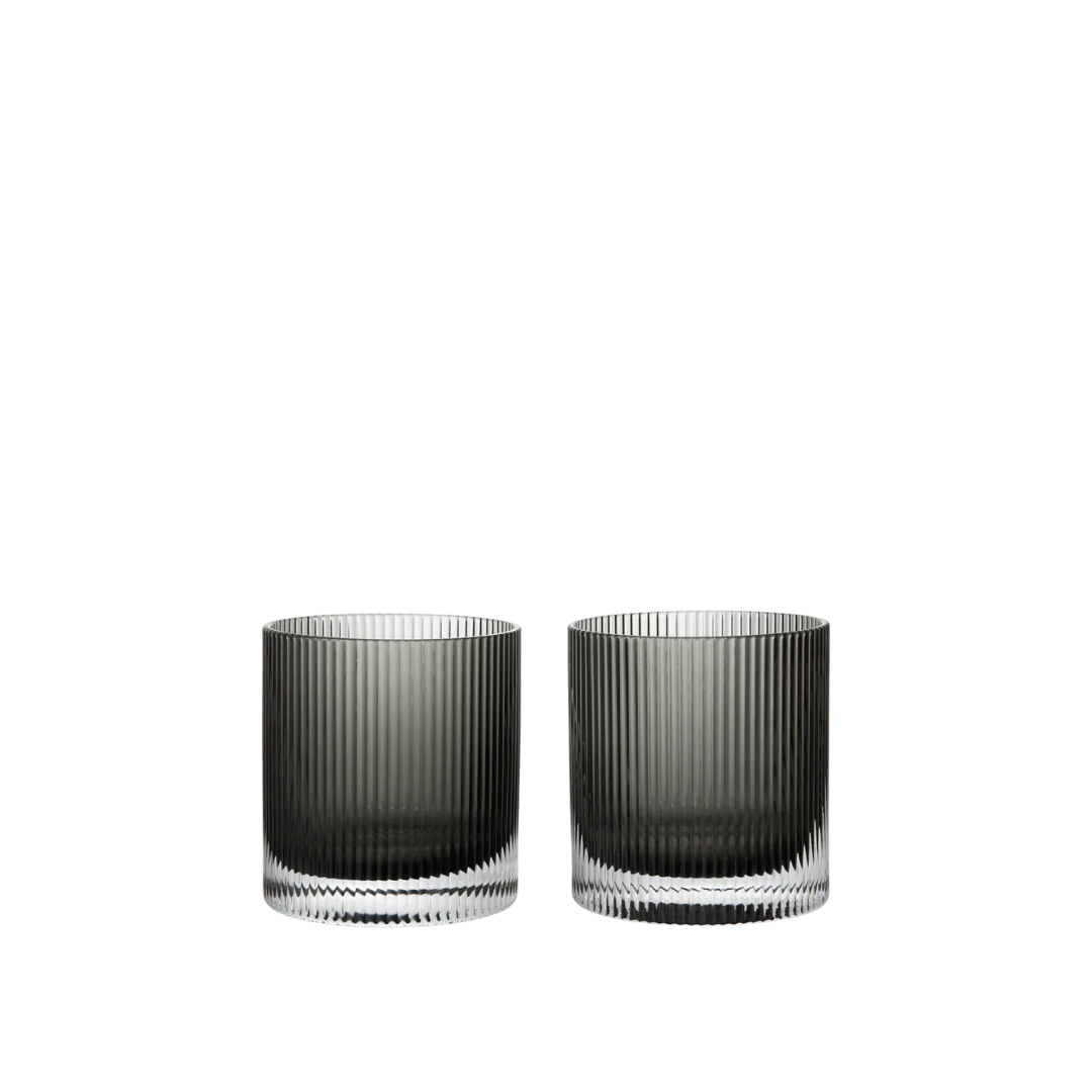 FERM LIVING | RIPPLE TUMBLER GLASSES SET OF 2 | $65.00