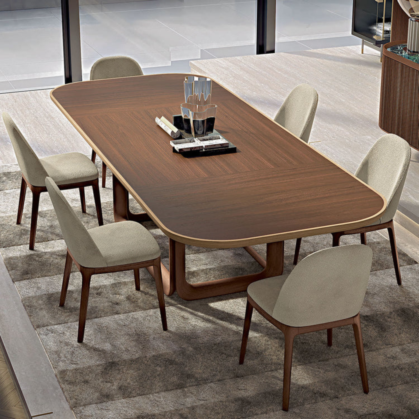 BAMAX | RECTANGULAR CANALETTO TABLE | $22,320.00