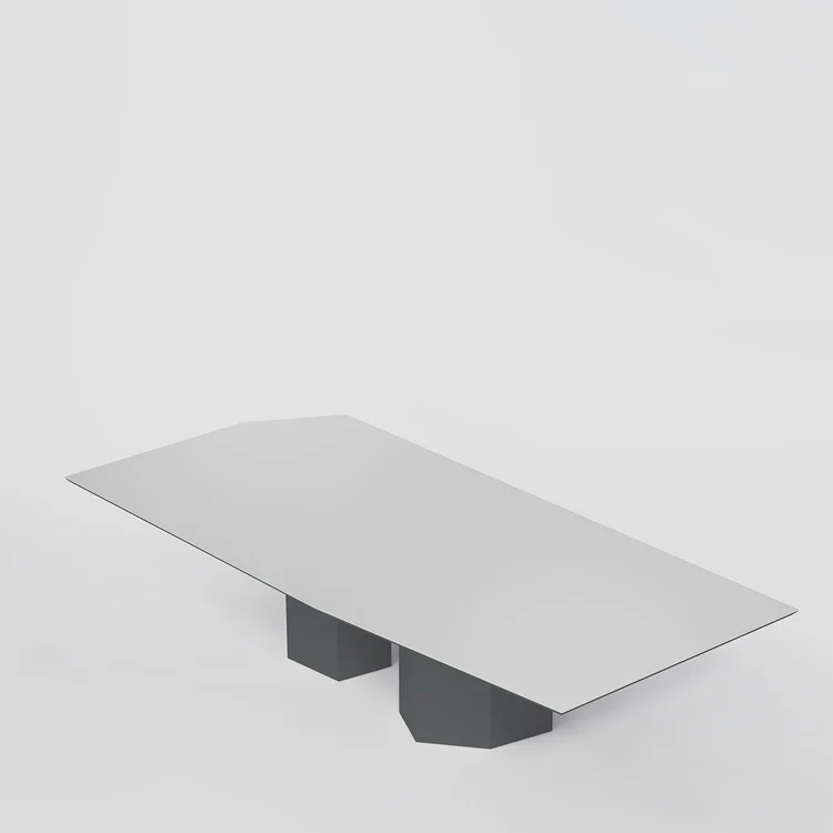 SECOLO | MONITH GLOSSY BLUE DINING TABLE | $13,140