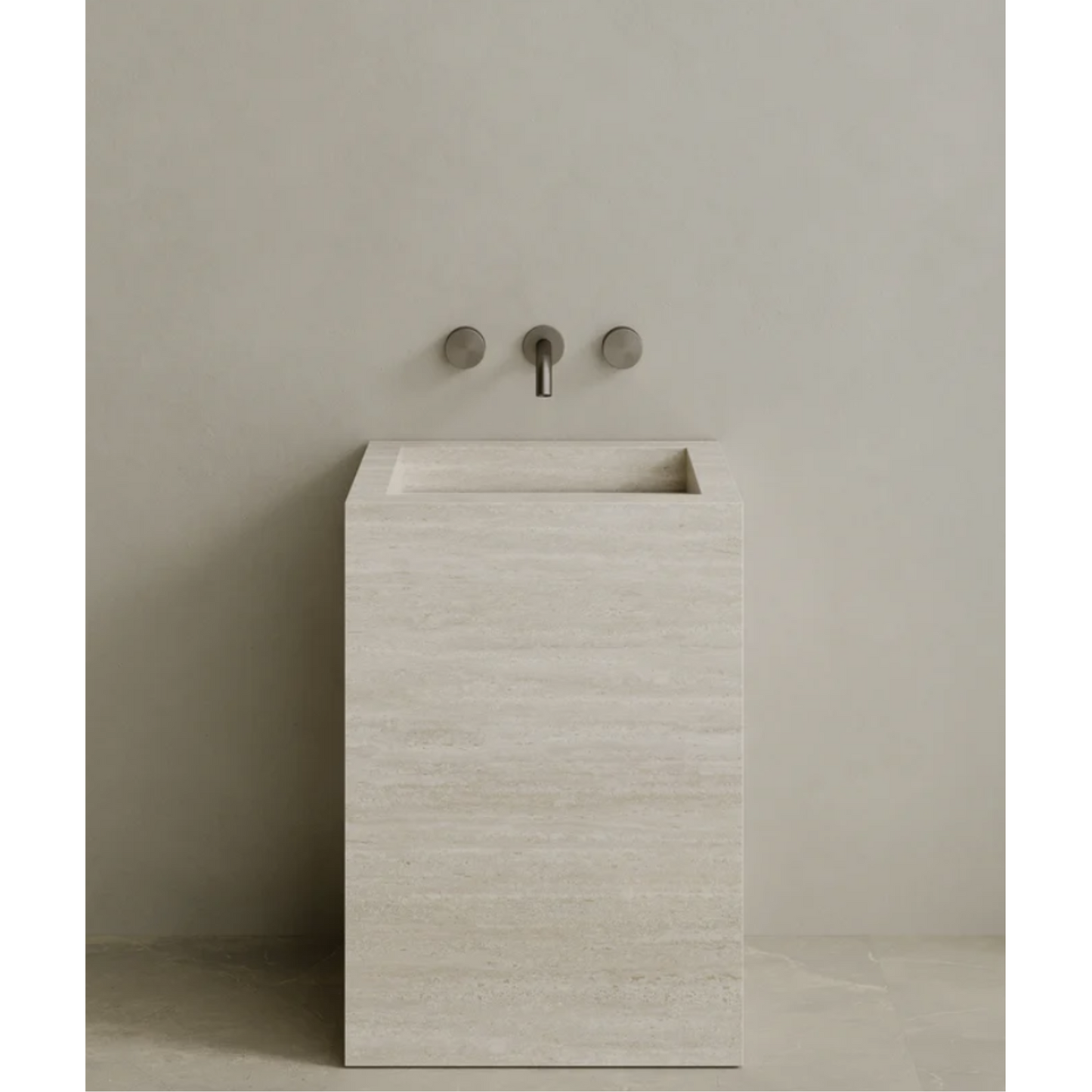 ELEMENTO BATH | QUATTRO STONE PEDESTAL SINK | $3,423.20 - $7,004.80
