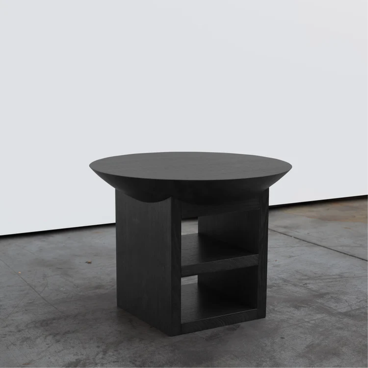 SECOLO | ATLANTE BLACK WOOD SIDE TABLE | $4,330