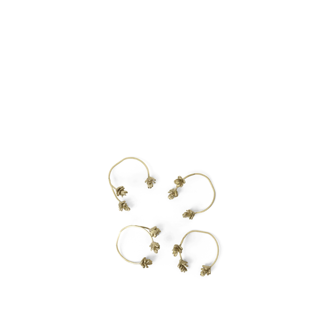 FERM LIVING | FOREST NAPKIN RINGS SET OF 4 | $65.00