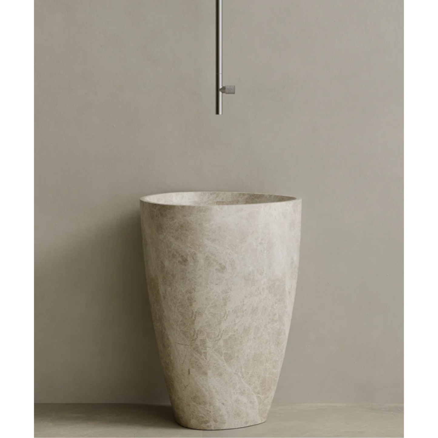 ELEMENTO BATH | FLUVIO STONE PEDESTAL SINK | $6,394.30 - $11,990.00