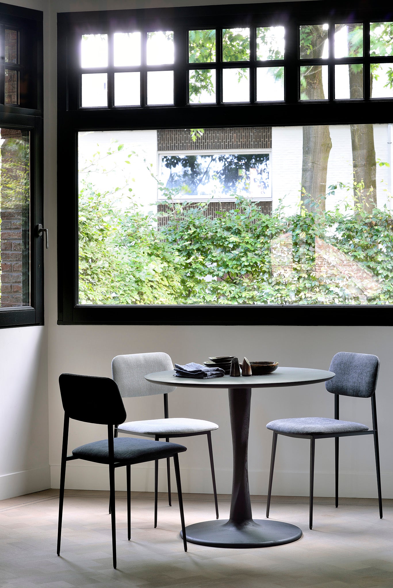 ETHNICRAFT TORSION DINING TABLE - OAK BLACK | $2,029.00