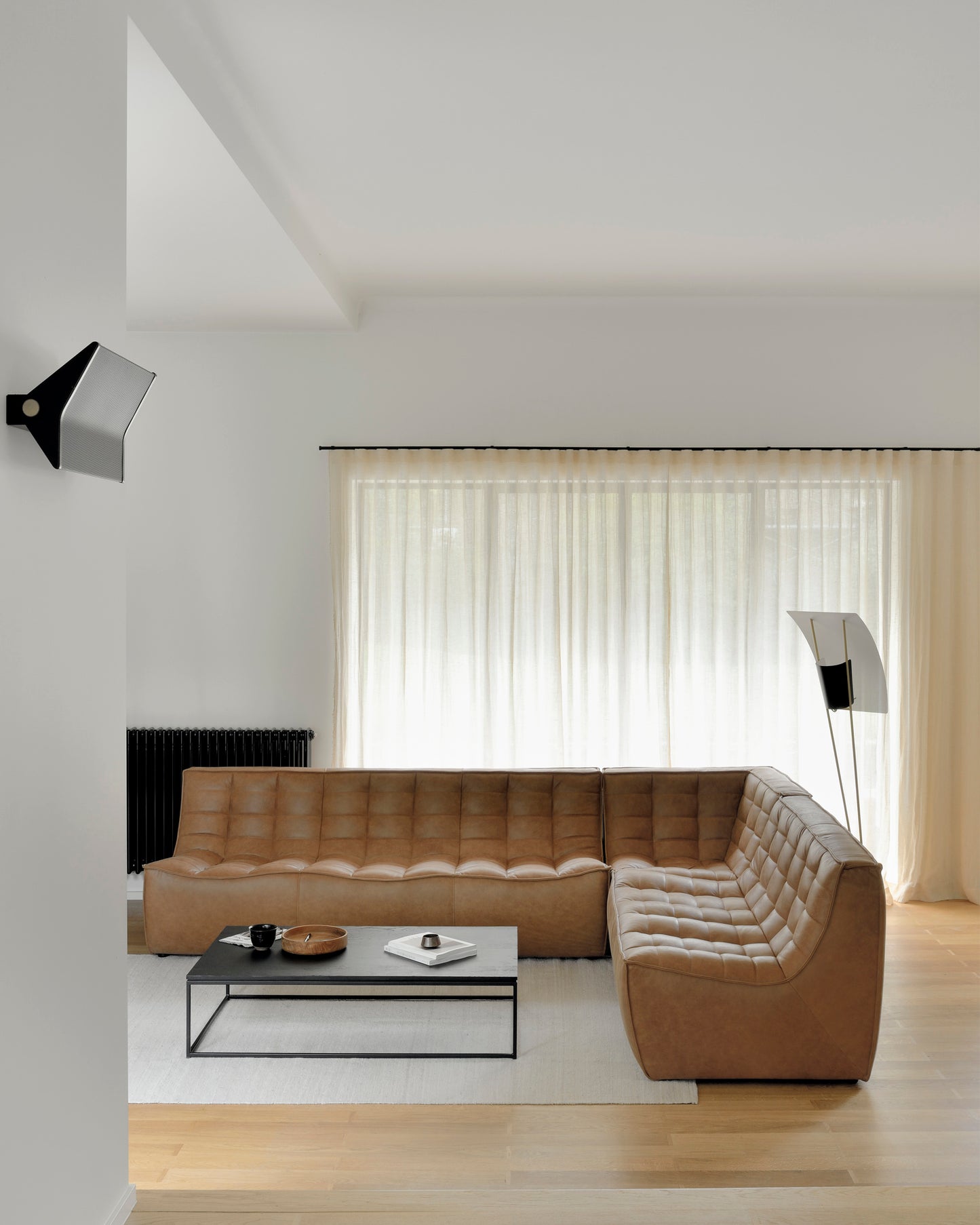 ETHNICRAFT N701 MODULAR SOFA - 6 - 90° ROUND CORNER | $14,237.00