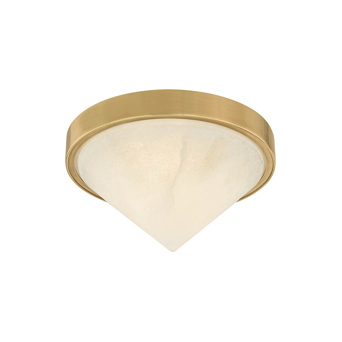 HUDSON VALLEY LIGHTING | COLMAR FLUSHMOUNT - VINTAGE BRASS | $480.00