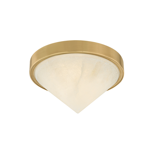 HUDSON VALLEY LIGHTING | COLMAR FLUSHMOUNT - VINTAGE BRASS | $480.00