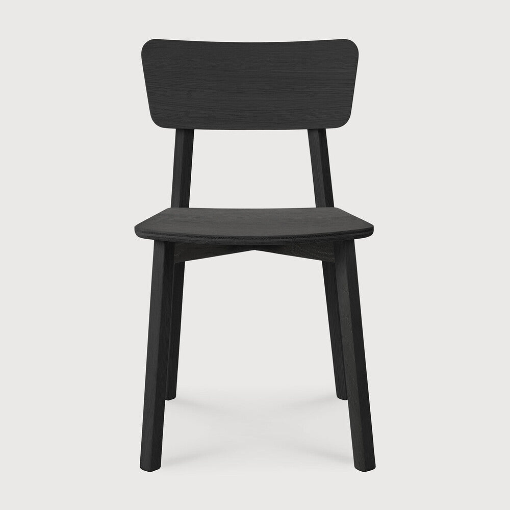 ETHNICRAFT CASALE DINING CHAIR - OAK BLACK | $669.00