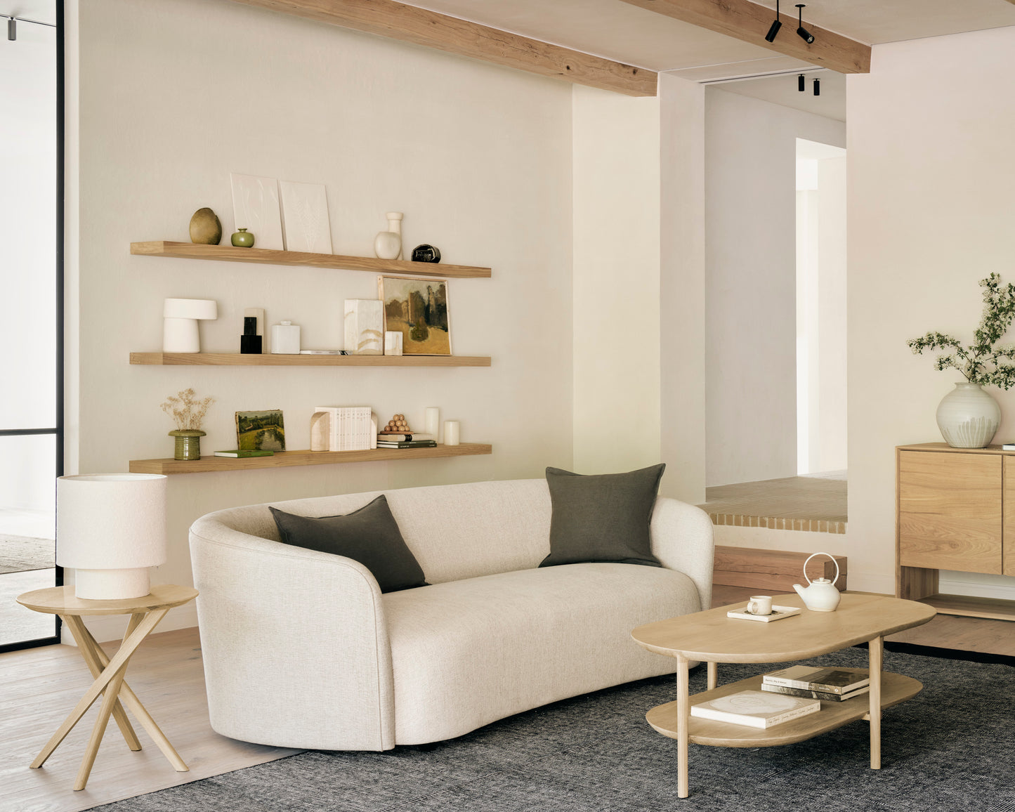 ETHNICRAFT ELLIPSE SOFA - OATMEAL | $4,369.00