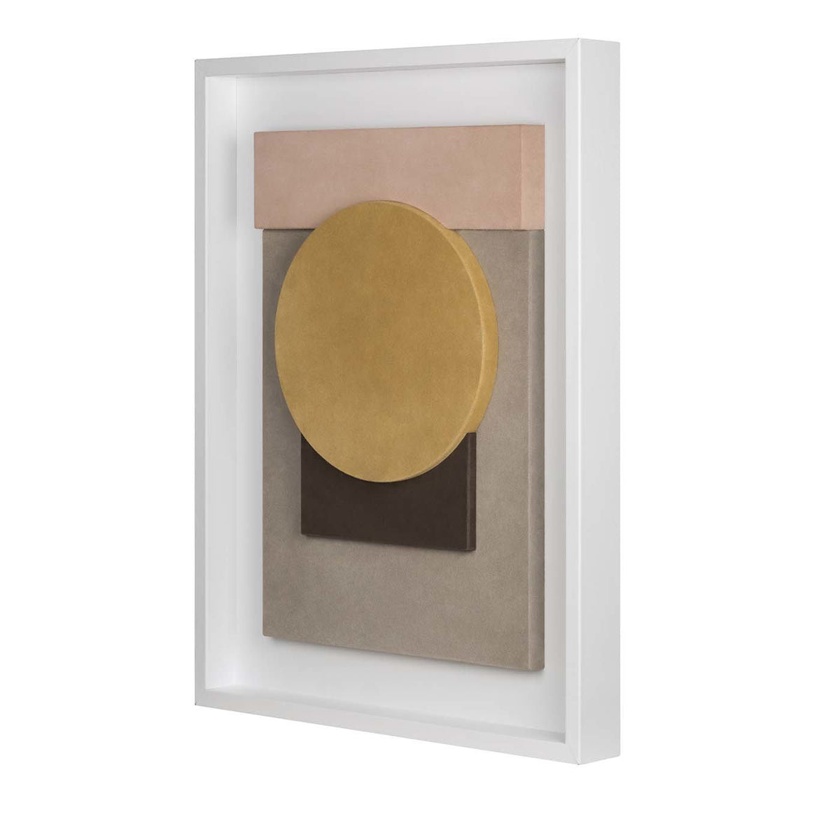 Giobagnara Tabou Decorative Wall Sculpture with White Frame