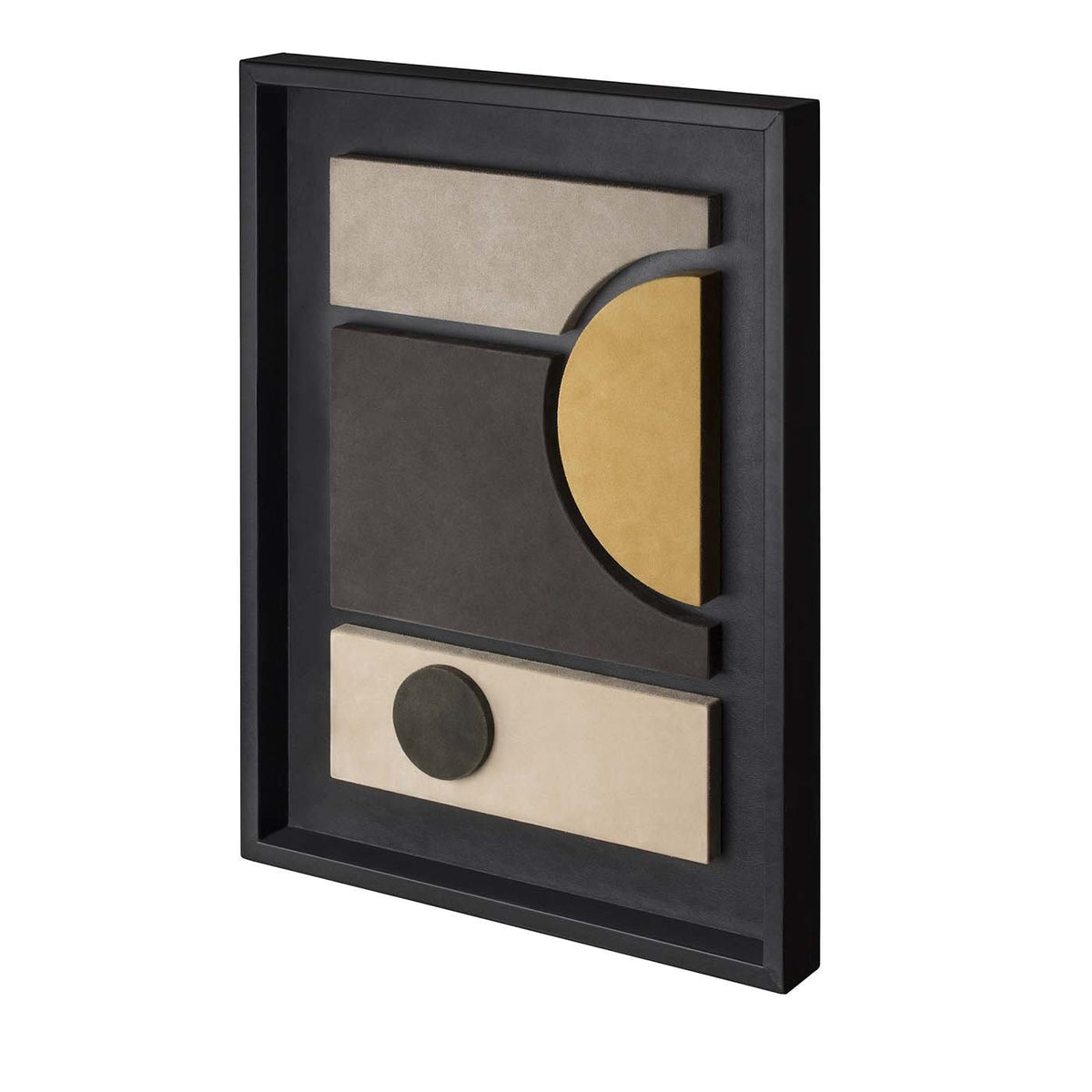 Giobagnara Tabou Decorative Wall Sculpture with Black Frame