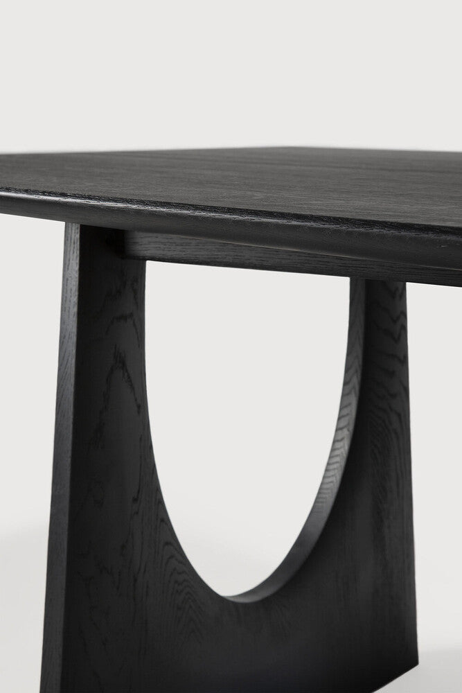 ETHNICRAFT GEOMETRIC DINING TABLE - OAK BLACK | $6,089.00
