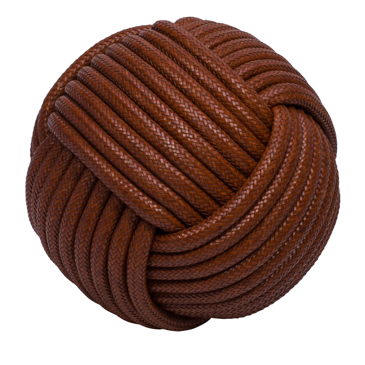 Nodo Leather Pouf