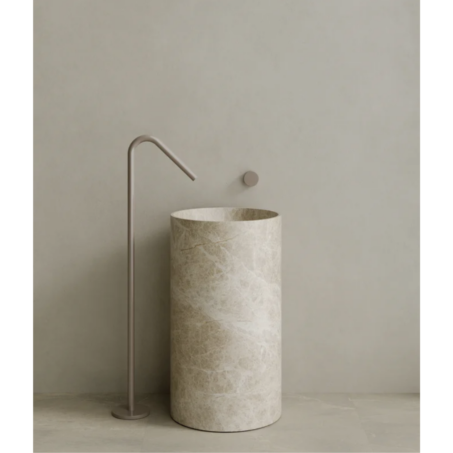 ELEMENTO BATH | ORBITA STONE PEDESTAL SINK | $5,349.30 -  $10,945.00