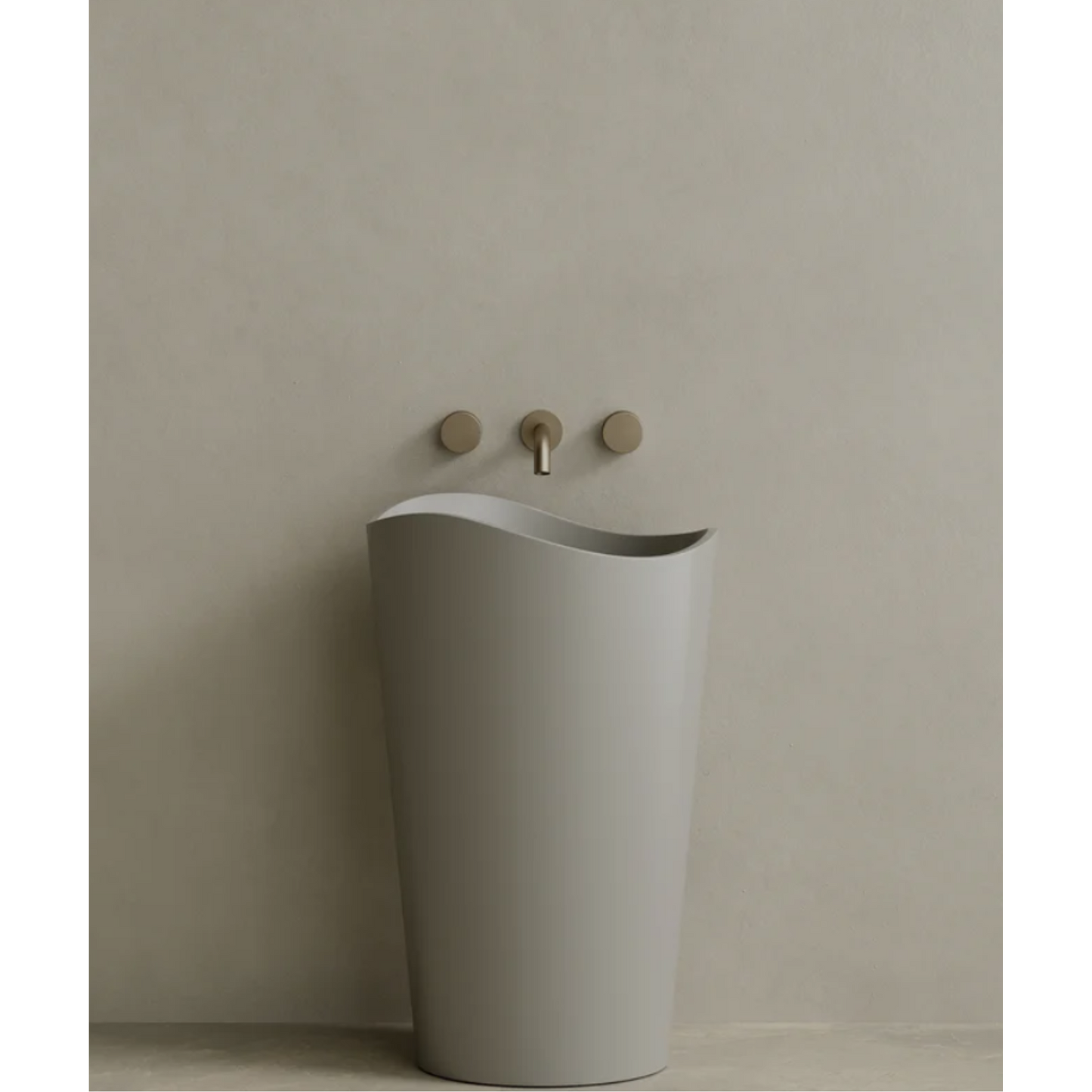 ELEMENTO BATH | 23" x 36" SOLID SURFACE PEDESTAL SINK | $1,464.10 - $1,540.90