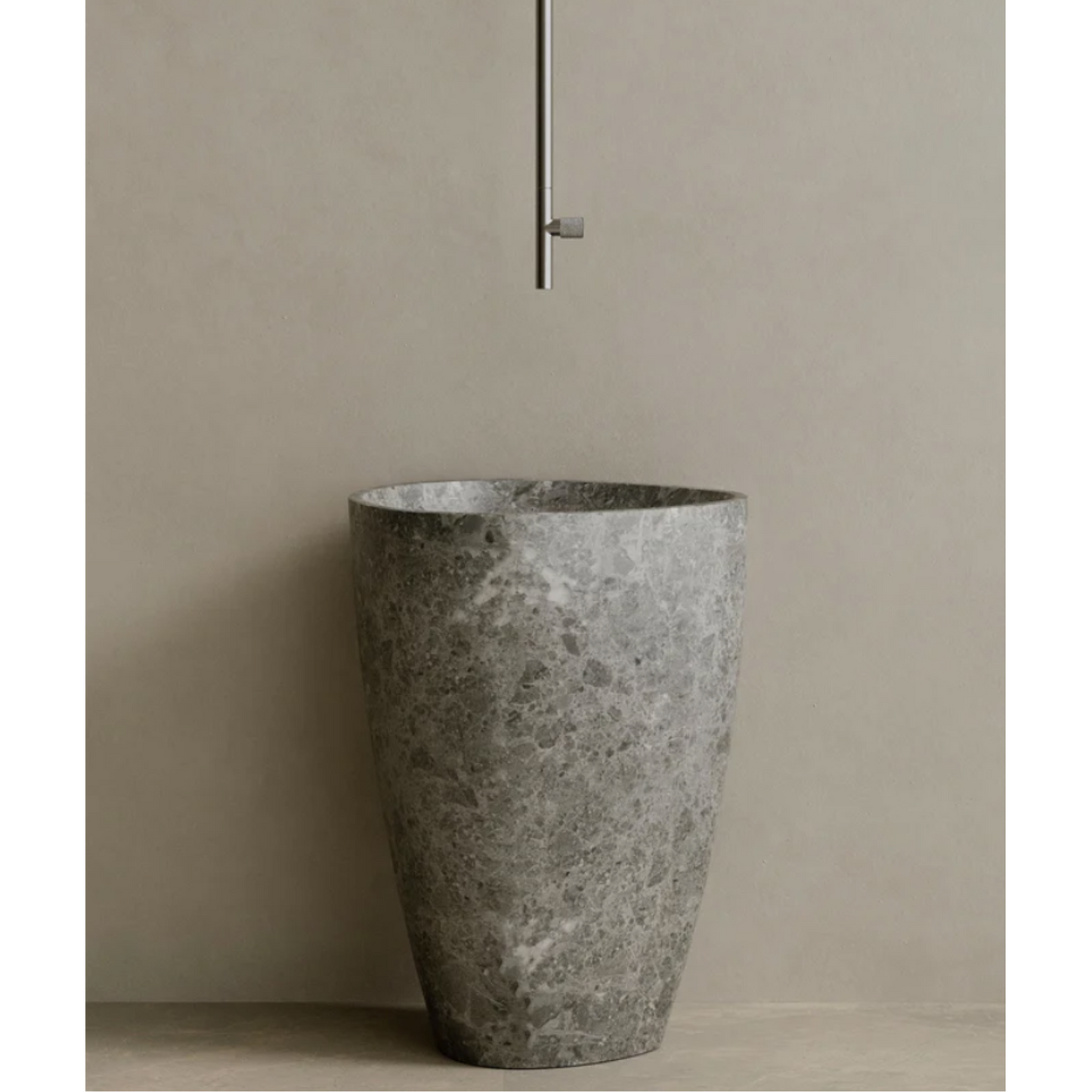 ELEMENTO BATH | FLUVIO STONE PEDESTAL SINK | $6,394.30 - $11,990.00