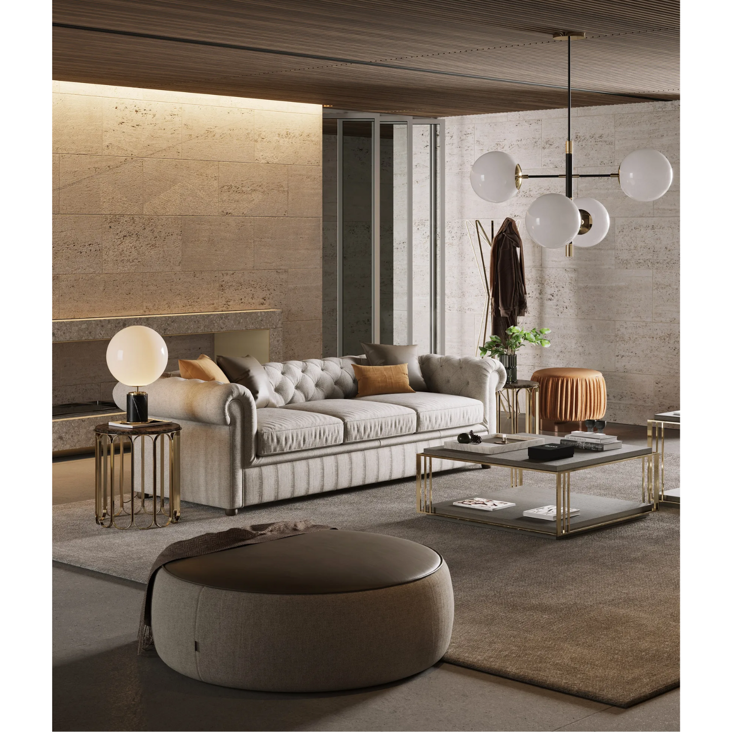 SEBASTIAN POUF | $4,403.00
