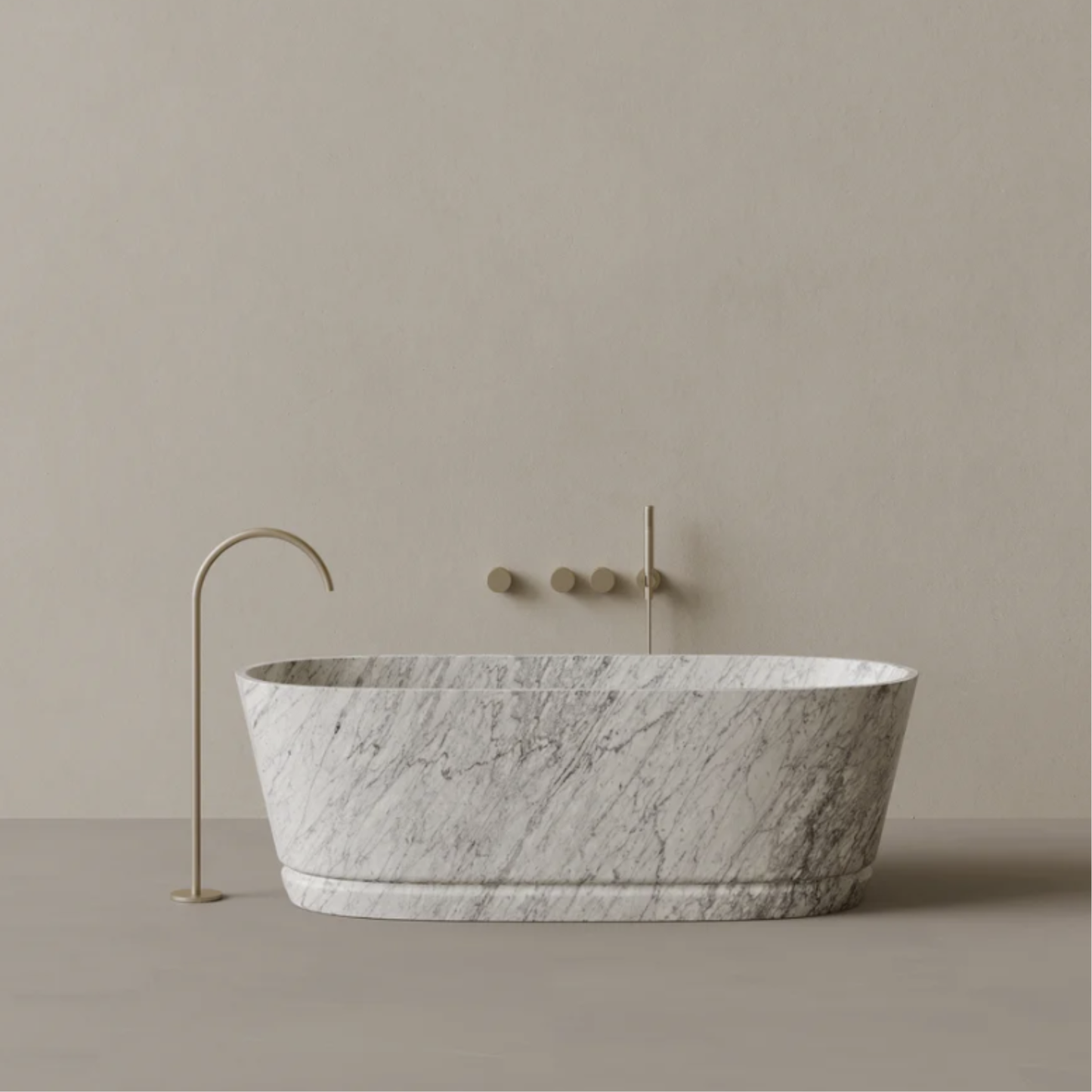 ELEMENTO BATH | 67" x 30" OVAL STONE BATHTUB | $10,326.00 - $37,764.00