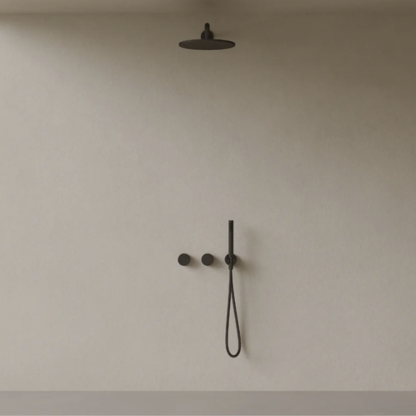 ELEMENTO BATH | THERMOSTATIC CURVED ARM RAINFALL SHOWER SYSTEM | $1,912.50 - $2,512.50