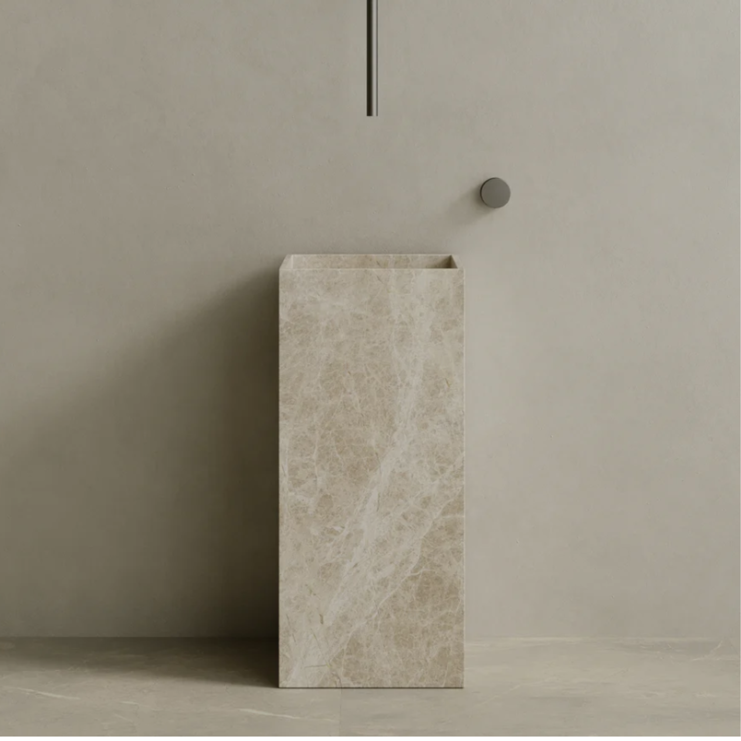 ELEMENTO BATH | QUARO HANDCRAFTER STONE PEDESTAL SINK | $3,313.20 - $6,894.80