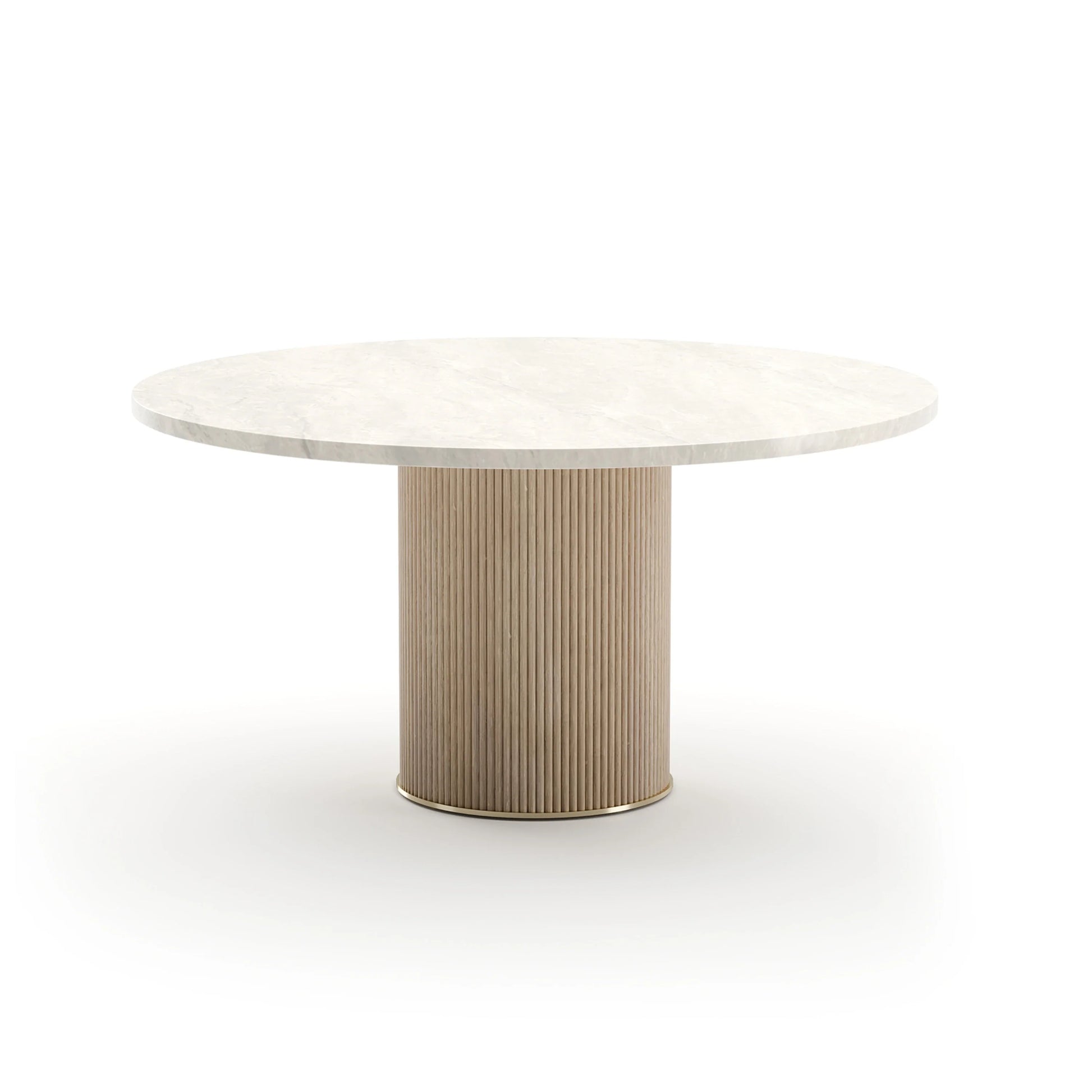 Rhythm Dining Table - 60 Round Glass Top