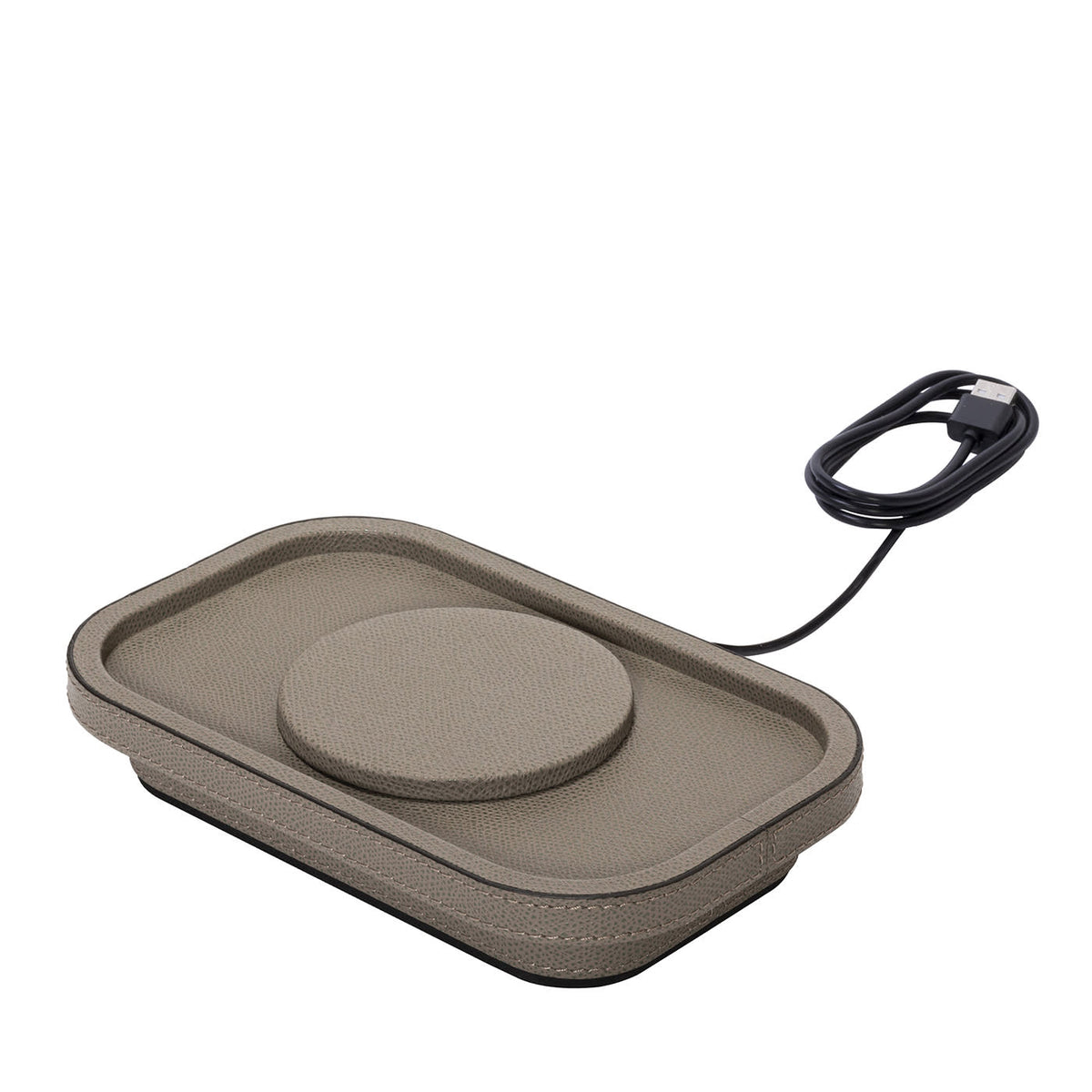 Giobagnara Polo Fast Wireless Brown Leather Charger