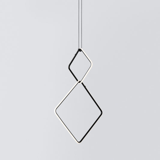 FLOS | ARRANGMENTS SMALL SQUARE TWO PENDANT DIAMOND LIGHT | $3,211.00