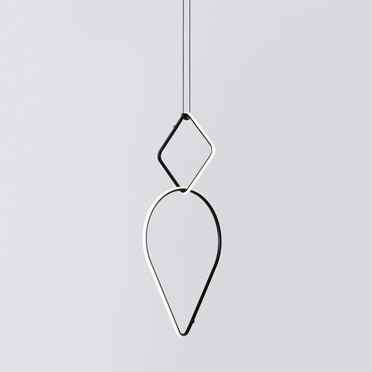 FLOS | ARRANGMENTS SMALL SQUARE TWO PENDANT DROP DOWN LIGHT | $3,226.00