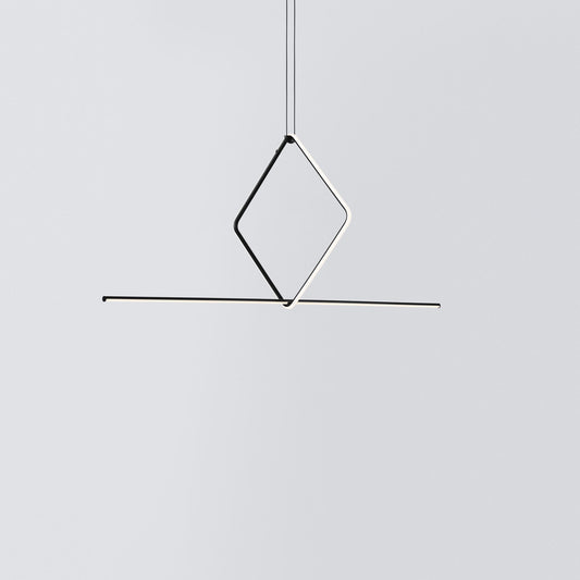 FLOS | ARRANGMENTS LARGE SQUARE DOUBLE STACKED PENDANT BAR LIGHT | $3,089.00