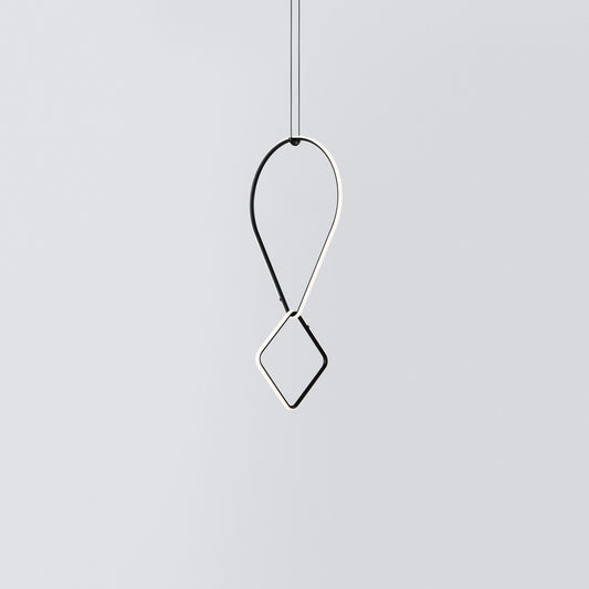 FLOS | DROP DOWN DOUBLE PENDANT SMALL DIAMOND LIGHT | $3,226.00