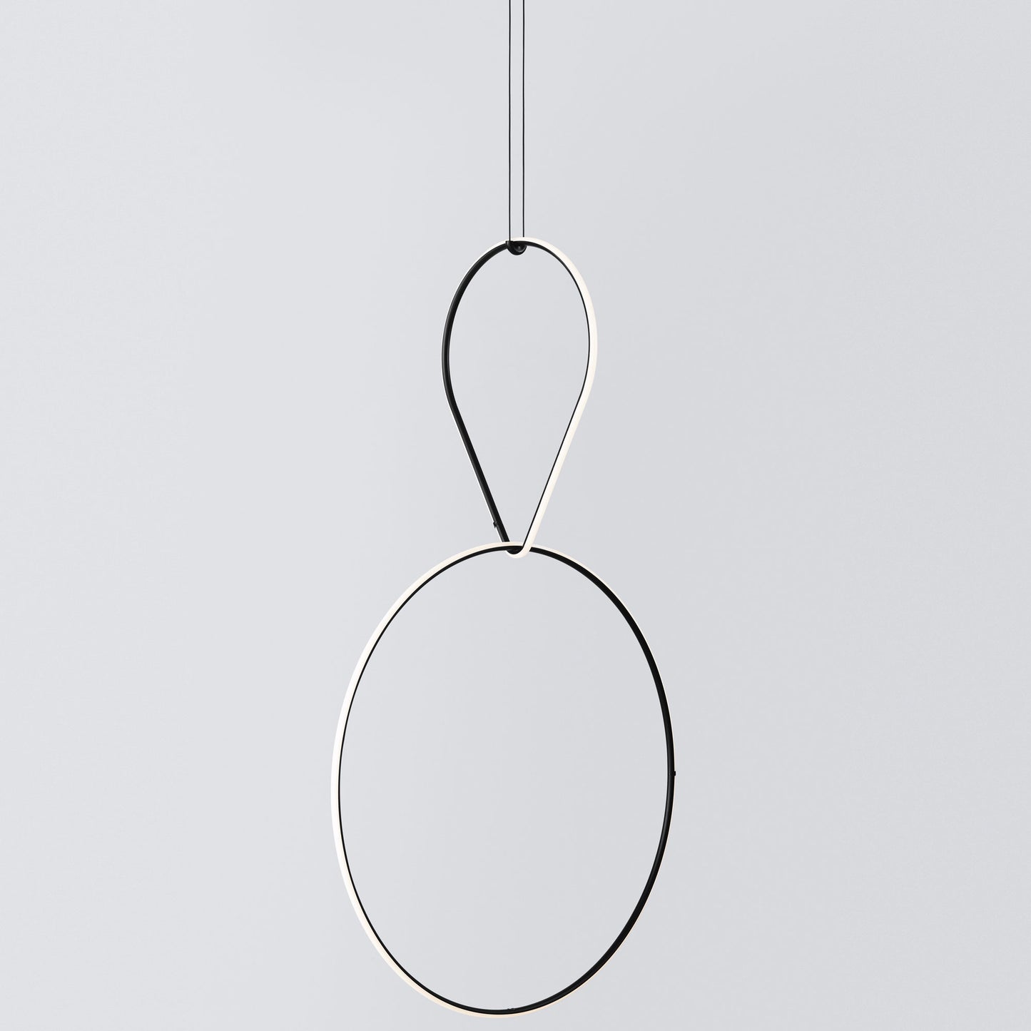 FLOS | DROP DOWN DOUBLE PENDANT LARGE CIRCLE LIGHT | $3,930.00