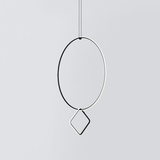 FLOS | ARRANGLEMENTS MEDIUM DOUBLE ROUND SMALL DIAMOND PENDANT LIGHT | $3,224.00