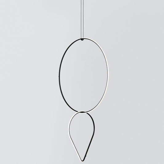 FLOS | ARRANGLEMENTS MEDIUM DOUBLE ROUND DOWN DROP PENDANT LIGHT | $3,425.00