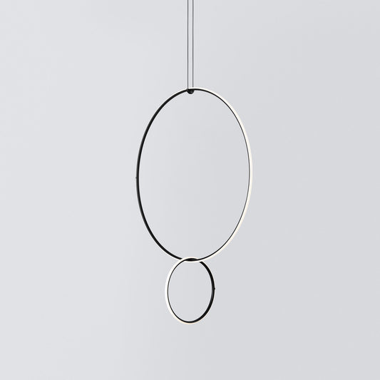 FLOS | ARRANGLEMENTS MEDIUM DOUBLE ROUND SMALL CIRCLE PENDANT LIGHT | $3,165.00