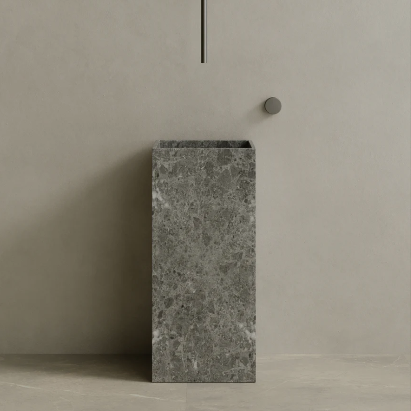 ELEMENTO BATH | QUARO HANDCRAFTER STONE PEDESTAL SINK | $3,313.20 - $6,894.80