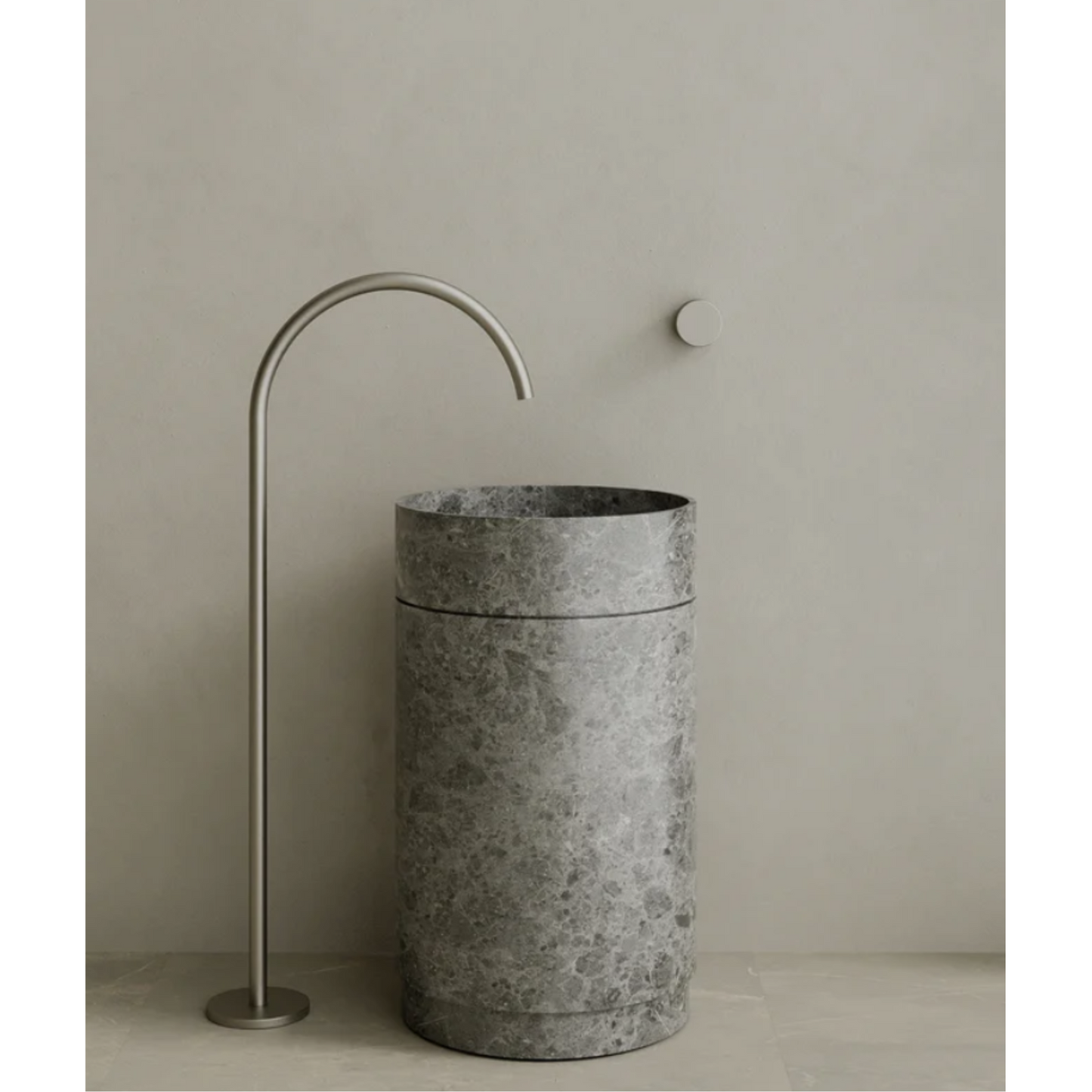 ELEMENTO BATH | ROTUNDI STONE PEDESTAL SINK | $5,348.75 - $10,945.00