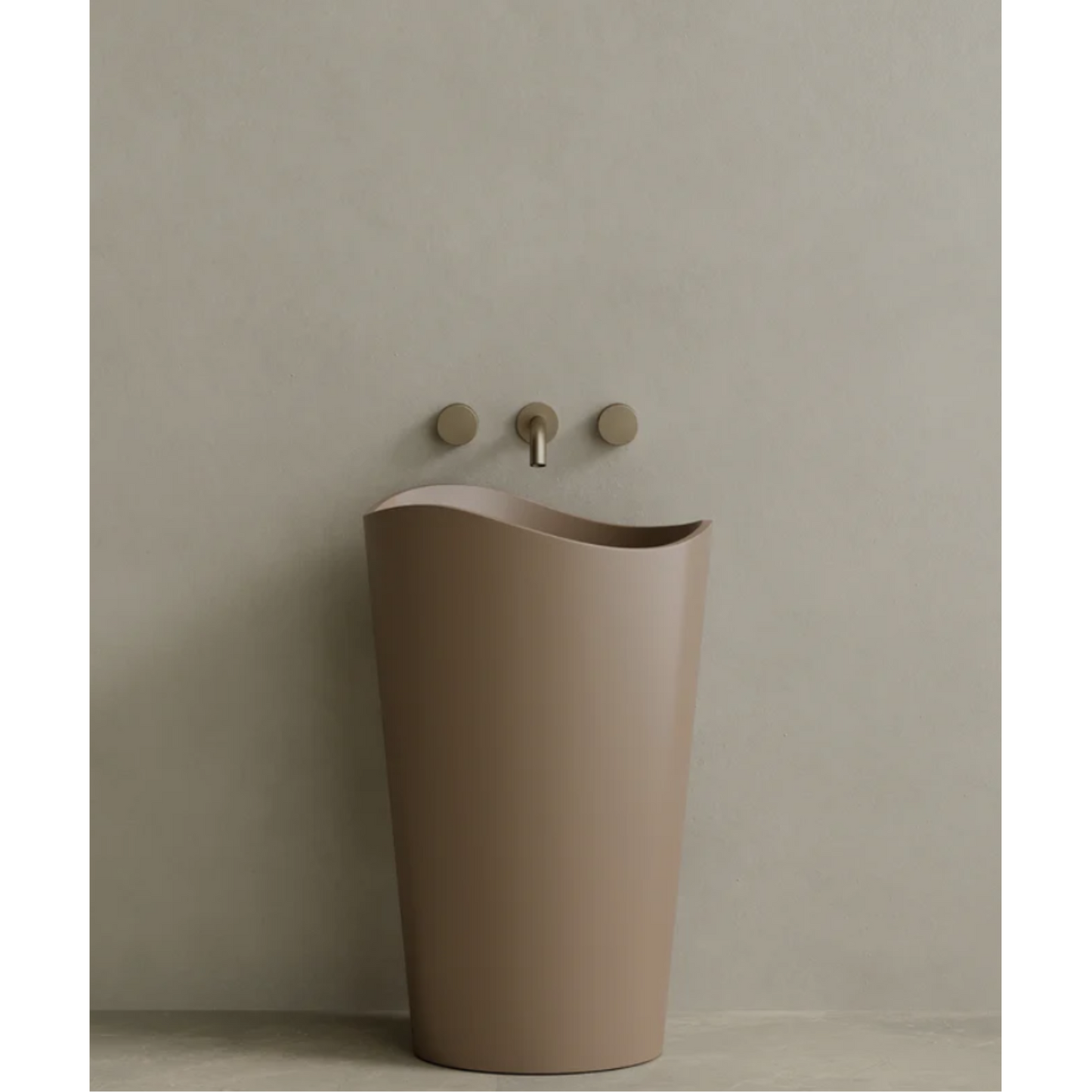 ELEMENTO BATH | 23" x 36" SOLID SURFACE PEDESTAL SINK | $1,464.10 - $1,540.90