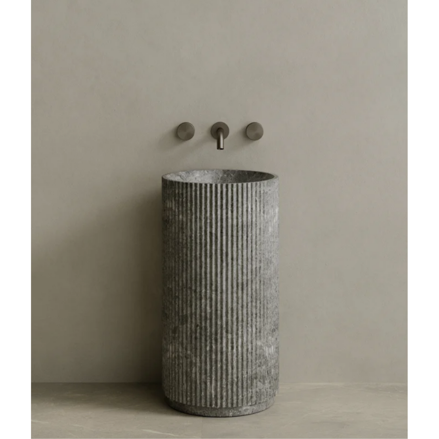 ELEMENTO BATH | RIVIO STONE PEDESTAL SINK | $6,394.30 - $11,990.00