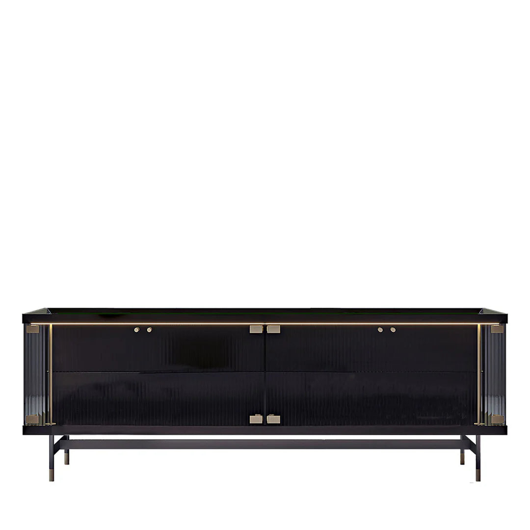 OPALE CHANNELED GLASS SIDEBOARD BY BAMAX - $12,605.00